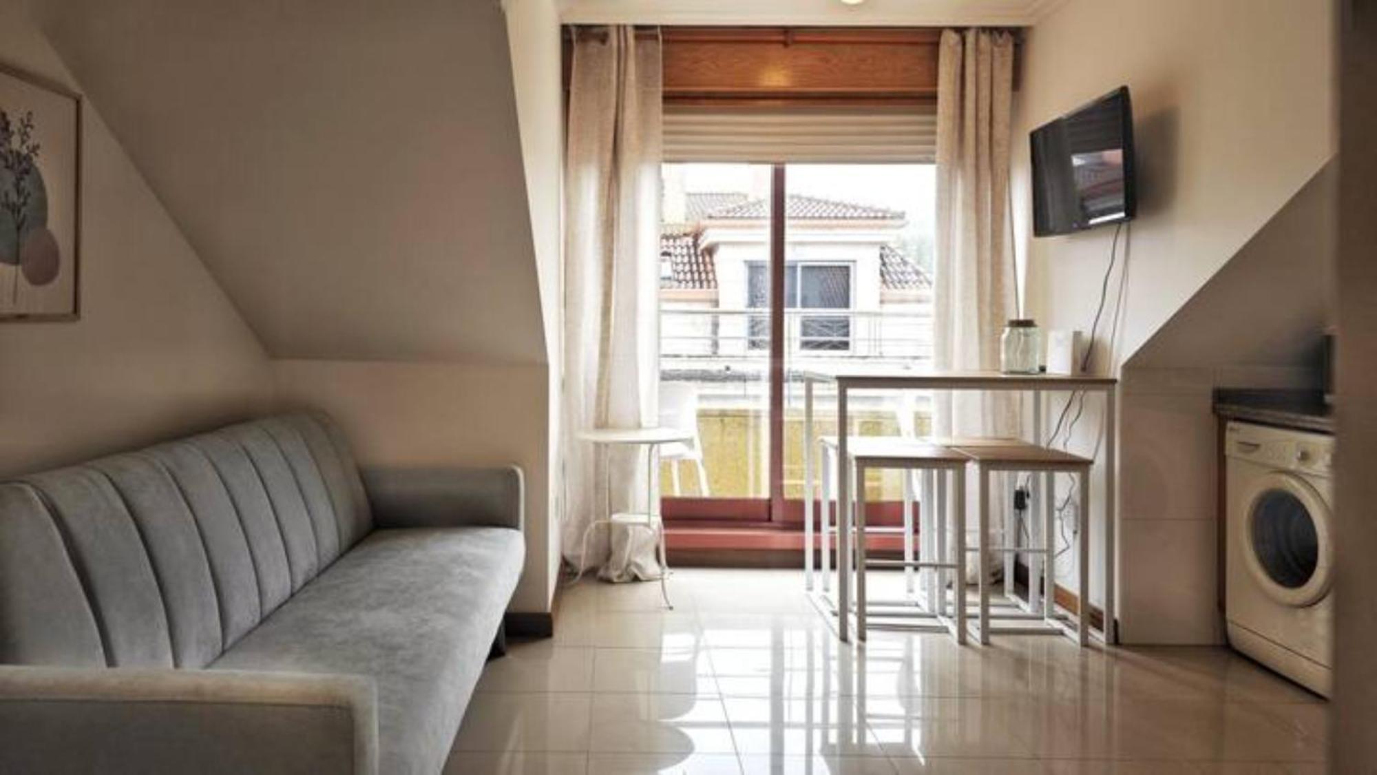 Desconectaengalicia Atico Terraza Playa Panadeira Apartment ซันเชนโช ภายนอก รูปภาพ