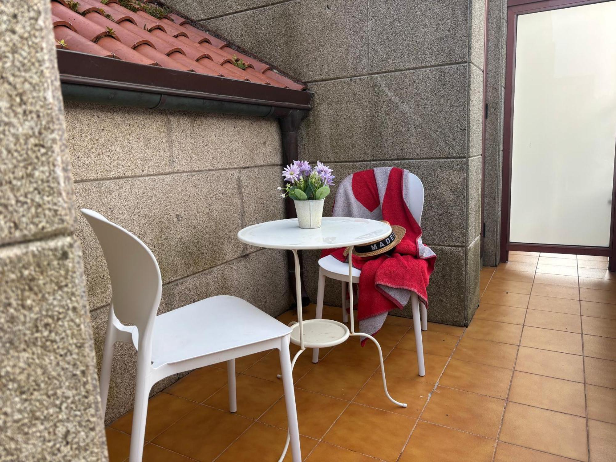 Desconectaengalicia Atico Terraza Playa Panadeira Apartment ซันเชนโช ภายนอก รูปภาพ