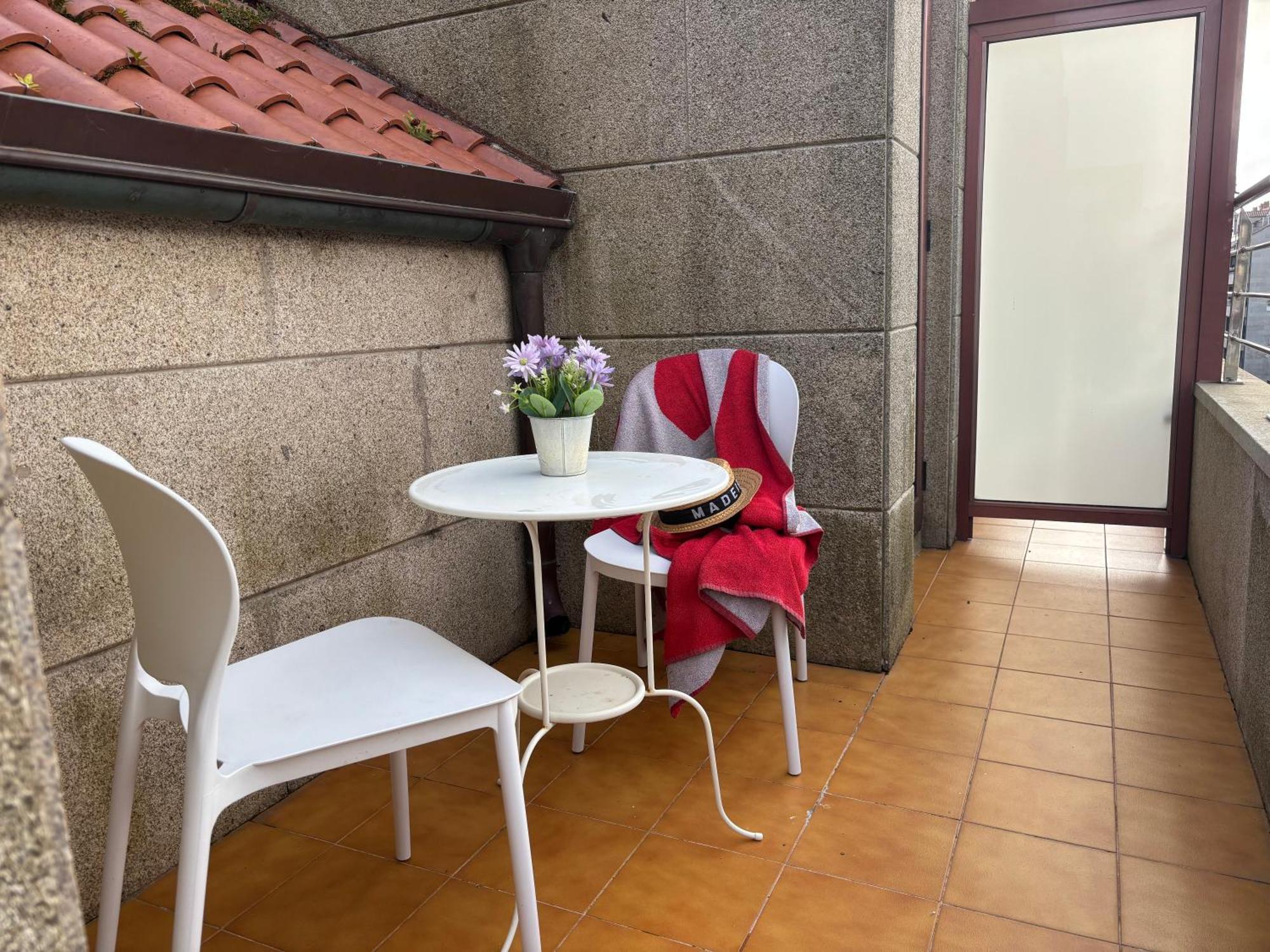 Desconectaengalicia Atico Terraza Playa Panadeira Apartment ซันเชนโช ภายนอก รูปภาพ